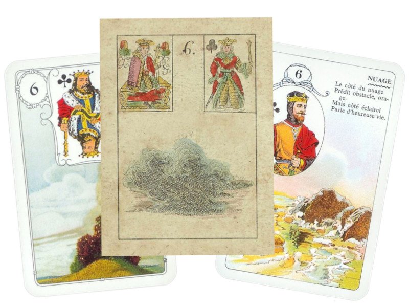 3 cartes du nuage provenant de jeux diff&eacute;rents